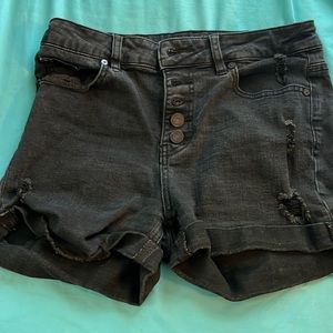 Women’s Black Denim Short